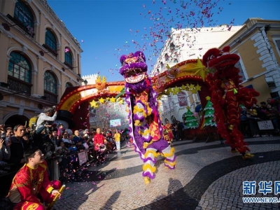 澳門(mén)舉行國(guó)際幻彩大巡遊