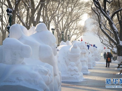 2020個(gè)雪人亮相(xiàng)冰城(chéng)